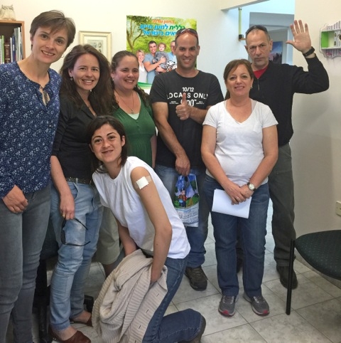 חיסון בשער העמקים למתנדבים לנפאל